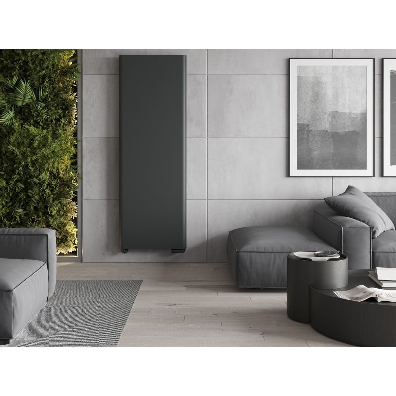Mexen Flat VR20S grzejnik płytowy 1600 x 600 mm, podłączenie dolne środkowe, 1068 W, antracyt - W6VR20S-160-060-66