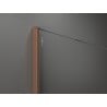 Mexen Kioto ścianka prysznicowa Walk-in 95 x 200 cm, transparent 8 mm, miedź szczotkowana - 800-095-101-65-00