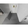 Mexen Kioto ścianka prysznicowa Walk-in 70 x 200 cm, transparent/szron 8 mm, złota szczotkowana - 800-070-101-55-35