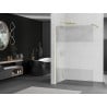 Mexen Kioto ścianka prysznicowa Walk-in 100 x 200 cm, transparent/szron 8 mm, złota szczotkowana - 800-100-101-55-35