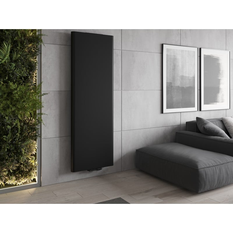 Mexen Flat VR20S grzejnik płytowy 1400 x 500 mm, podłączenie dolne środkowe, 890 W, czarny - W6VR20S-140-050-70