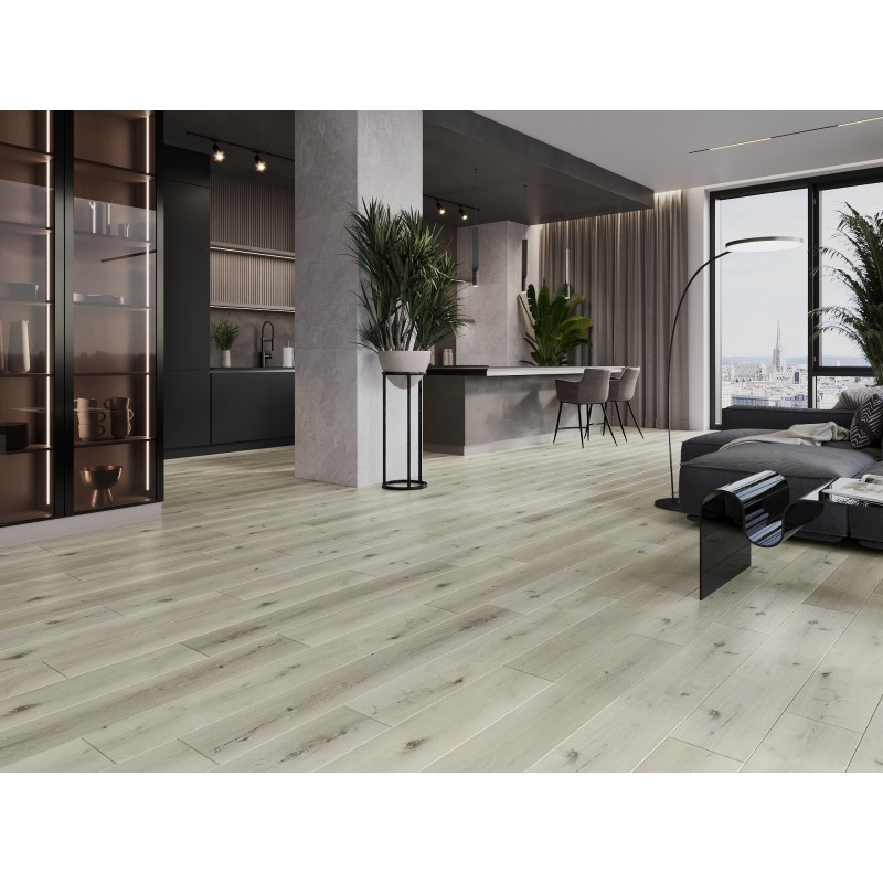 Mexen Silver Lake panele winylowe 1240 x 182 mm SPC 6,5 mm, podkład IXPE 1,5 mm, 4 V-Fuga, Dąb - F1034-1240-182-505-4V1-01