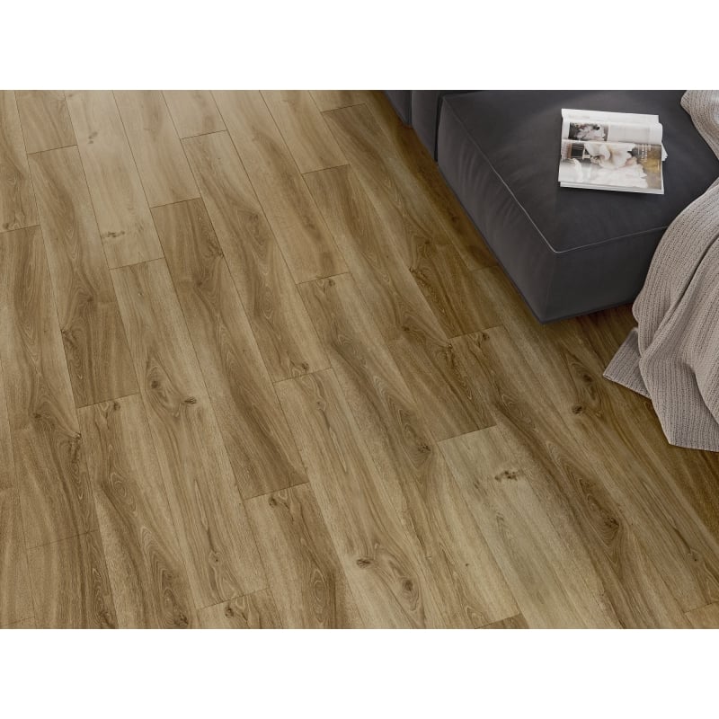 Mexen Amsterdam panele winylowe 1240 x 182 mm SPC 6,5 mm, podkład IXPE 1,5 mm, 4 V-Fuga, Dąb - F1042-1240-182-505-4V1-01