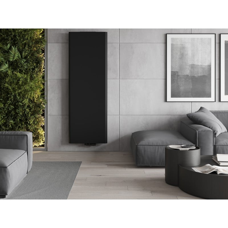 Mexen Flat VR20S grzejnik płytowy 1400 x 600 mm, podłączenie dolne środkowe, 1068 W, czarny - W6VR20S-140-060-70