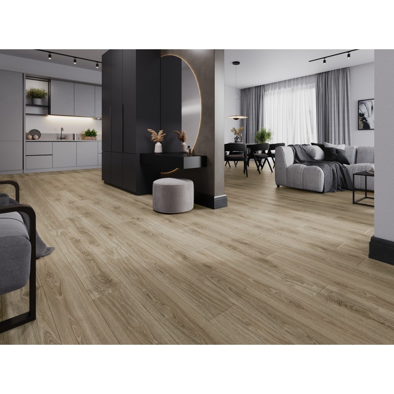 Mexen Fort Valley panele winylowe 1240 x 182 mm SPC 6,5 mm, podkład IXPE 1,5 mm, 4 V-Fuga, Dąb - F1046-1240-182-505-4V1-01