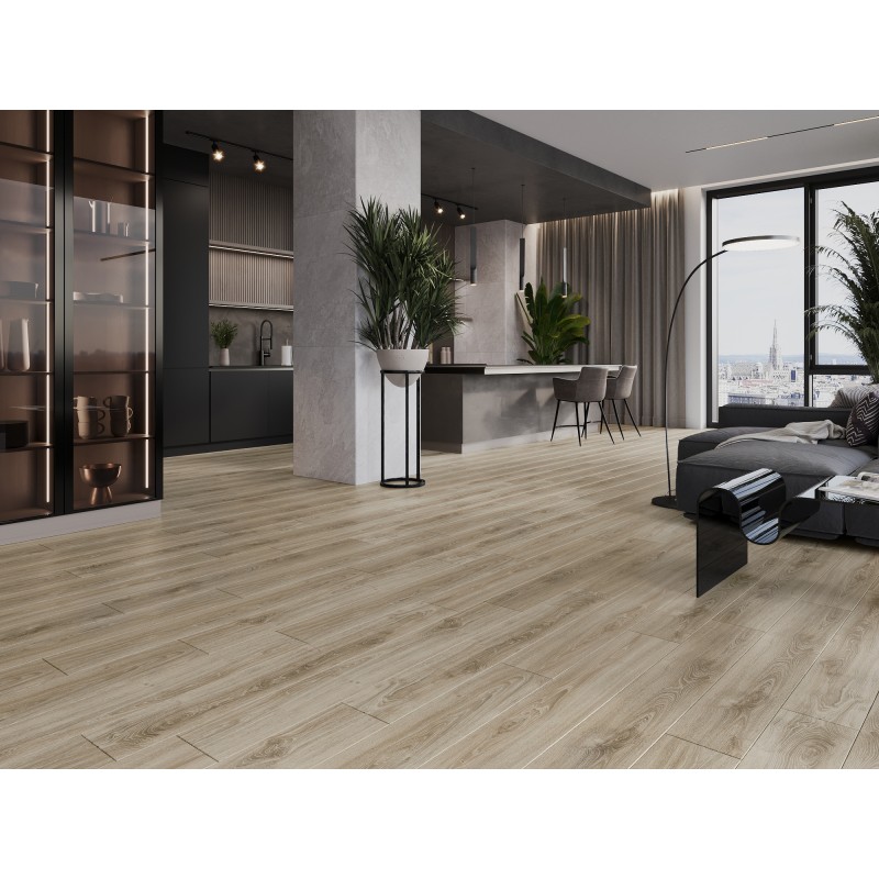 Mexen Fort Valley panele winylowe 1240 x 182 mm SPC 6,5 mm, podkład IXPE 1,5 mm, 4 V-Fuga, Dąb - F1046-1240-182-505-4V1-01