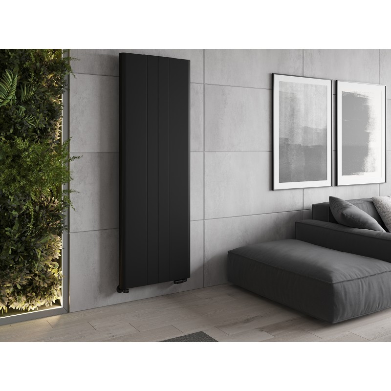 Mexen Line VR20SL grzejnik płytowy 1800 x 300 mm, podłączenie dolne środkowe, 654 W, czarny - W6VR20SL-180-030-70