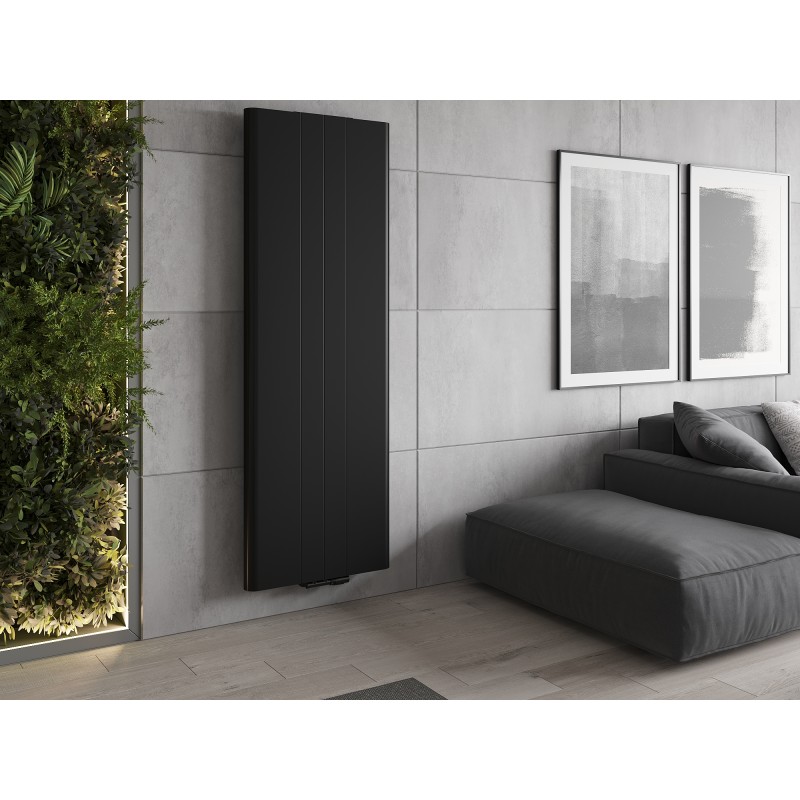 Mexen Line VR20SL grzejnik płytowy 1400 x 500 mm, podłączenie dolne środkowe, 890 W, czarny - W6VR20SL-140-050-70