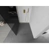 Mexen Kioto ścianka prysznicowa Walk-in 90 x 200 cm, grafit 8 mm, złota szczotkowana - 800-090-101-55-40