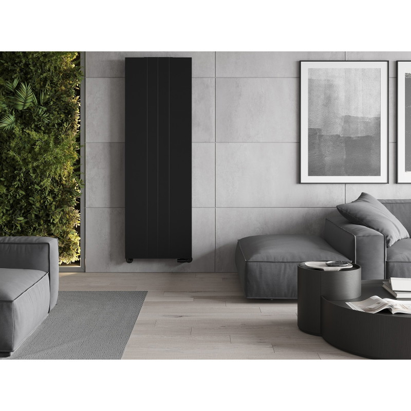 Mexen Line VS20SL grzejnik płytowy 2200 x 400 mm, podłączenie dolne środkowe, 1013 W, czarny - W6VS20SL-220-040-70