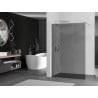 Mexen Kioto ścianka prysznicowa Walk-in 90 x 200 cm, grafit 8 mm, nikiel szczotkowany - 800-090-101-97-40