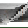 Mexen Kioto ścianka prysznicowa Walk-in 80 x 200 cm, lustro 8 mm, miedź szczotkowana - 800-080-101-65-50