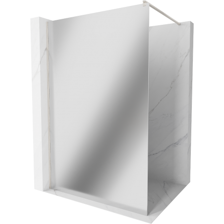 Mexen Kioto ścianka prysznicowa Walk-in 70 x 200 cm, lustro 8 mm, nikiel szczotkowany - 800-070-101-97-50