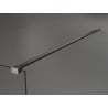 Mexen Kioto ścianka prysznicowa Walk-in 60 x 200 cm, czarna ramka 8 mm, gun gray szczotkowany - 800-060-101-66-70