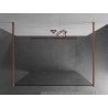 Mexen Kioto ścianka prysznicowa wolnostojąca 105 x 200 cm, transparent 8 mm, miedź szczotkowana - 800-105-002-65-00