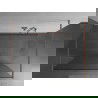 Mexen Kioto ścianka prysznicowa wolnostojąca 125 x 200 cm, transparent 8 mm, miedź szczotkowana - 800-125-002-65-00