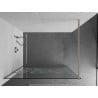 Mexen Kioto ścianka prysznicowa Walk-in 90 x 200 cm, biały wzór 8 mm, nikiel szczotkowany - 800-090-101-97-85