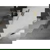 Mexen Kioto ścianka prysznicowa wolnostojąca 130 x 200 cm, transparent/szron 8 mm, złota szczotkowana - 800-130-002-55-35