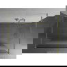 Mexen Kioto ścianka prysznicowa wolnostojąca 140 x 200 cm, transparent/szron 8 mm, złota szczotkowana - 800-140-002-55-35