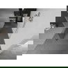 Mexen Kioto ścianka prysznicowa wolnostojąca 130 x 200 cm, transparent/szron 8 mm, nikiel szczotkowany - 800-130-002-97-35