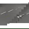 Mexen Kioto ścianka prysznicowa wolnostojąca 140 x 200 cm, transparent/szron 8 mm, nikiel szczotkowany - 800-140-002-97-35