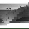 Mexen Kioto ścianka prysznicowa wolnostojąca 120 x 200 cm, grafit 8 mm, gun gray szczotkowany - 800-120-002-66-40