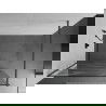 Mexen Kioto ścianka prysznicowa Walk-in 100 x 200 cm, biała fala 8 mm, gun gray szczotkowany - 800-100-101-66-97