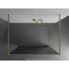 Mexen Kioto ścianka prysznicowa wolnostojąca 100 x 200 cm, lustro 8 mm, złota szczotkowana - 800-100-002-55-50