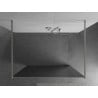 Mexen Kioto ścianka prysznicowa wolnostojąca 140 x 200 cm, lustro 8 mm, nikiel szczotkowany - 800-140-002-97-50