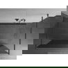 Mexen Kioto ścianka prysznicowa wolnostojąca 140 x 200 cm, lustro 8 mm, gun gray szczotkowany - 800-140-002-66-50