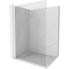 Mexen Kioto L ścianka prysznicowa Walk-in 100 x 200 cm, transparent, biała - 800-100-103-20-00