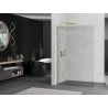 Mexen Kioto L ścianka prysznicowa Walk-in 50 x 200 cm, transparent, złota szczotkowana - 800-050-103-55-00