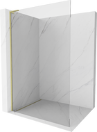Mexen Kioto L ścianka prysznicowa Walk-in 55 x 200 cm, transparent, złota szczotkowana - 800-055-103-55-00