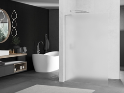 Mexen Kioto L ścianka prysznicowa Walk-in 110 x 200 cm, szron, chrom - 800-110-103-01-30