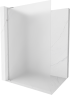 Mexen Kioto L ścianka prysznicowa Walk-in 110 x 200 cm, szron, chrom - 800-110-103-01-30