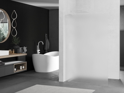 Mexen Kioto L ścianka prysznicowa Walk-in 90 x 200 cm, szron, biała - 800-090-103-20-30