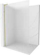 Mexen Kioto L ścianka prysznicowa Walk-in 110 x 200 cm, szron, złota - 800-110-103-50-30