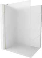 Mexen Kioto L ścianka prysznicowa Walk-in 80 x 200 cm, szron, nikiel szczotkowany - 800-080-103-97-30