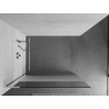 Mexen Kioto L ścianka prysznicowa Walk-in 120 x 200 cm, transparent/szron, chrom - 800-120-103-01-35