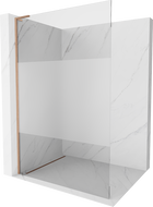 Mexen Kioto L ścianka prysznicowa Walk-in 90 x 200 cm, transparent/szron, miedź szczotkowana - 800-090-103-65-35