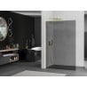 Mexen Kioto L ścianka prysznicowa Walk-in 70 x 200 cm, grafit, złota - 800-070-103-50-40