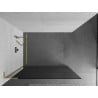 Mexen Kioto L ścianka prysznicowa Walk-in 70 x 200 cm, grafit, złota - 800-070-103-50-40