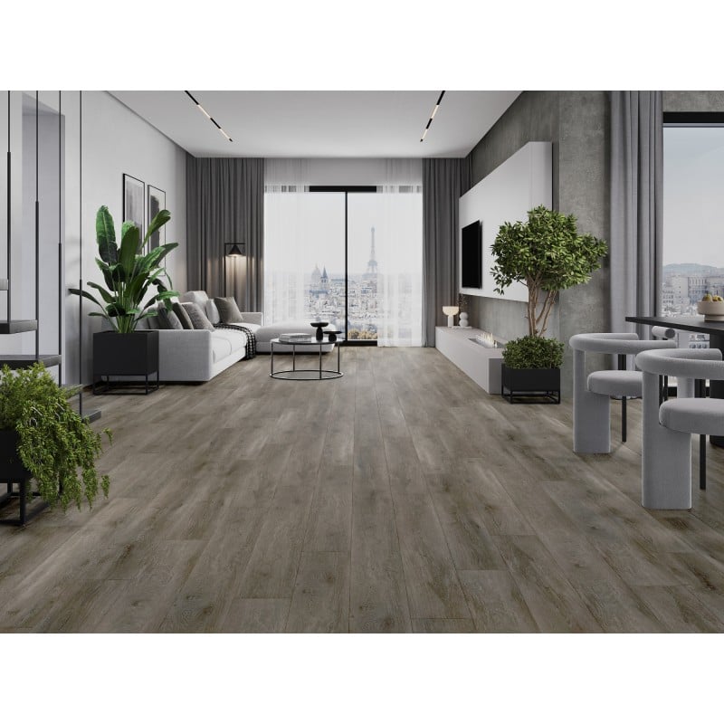 Mexen Sherwood panele winylowe 1240 x 182 mm SPC 6,5 mm, podkład IXPE 1,5 mm, 4 V-Fuga, Dąb - F1051-1240-182-505-4V1-01