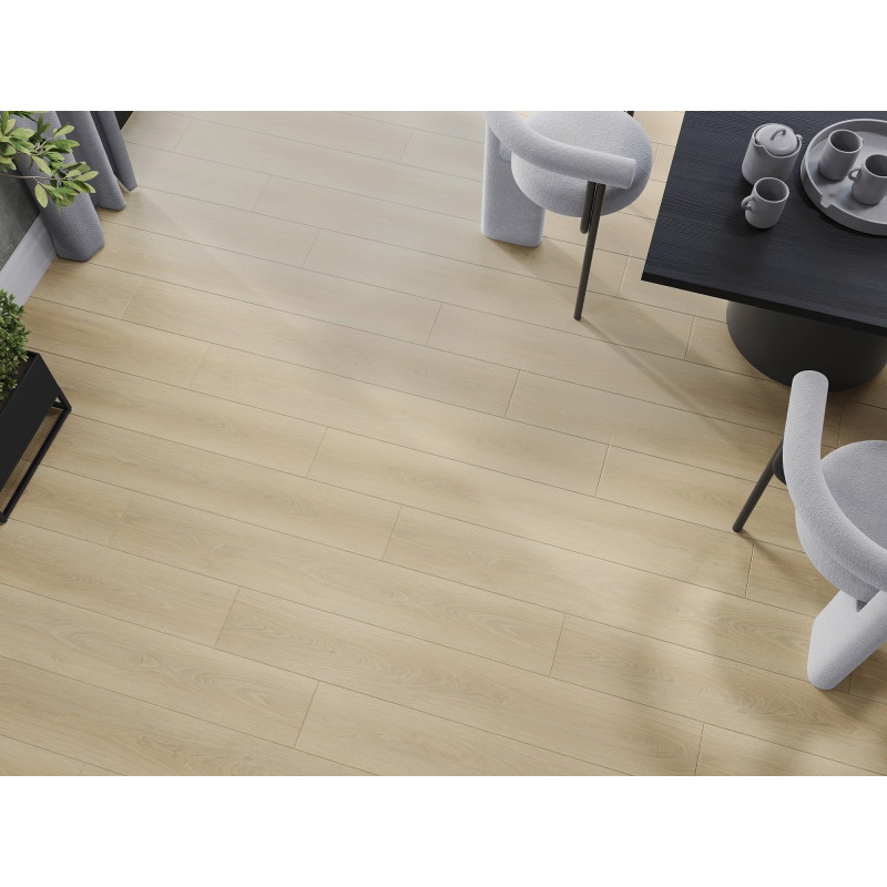 Mexen Charlotte panele winylowe 1240 x 182 mm SPC 6,5 mm, podkład IXPE 1,5 mm, 4 V-Fuga, Dąb - F1055-1240-182-505-4V1-01