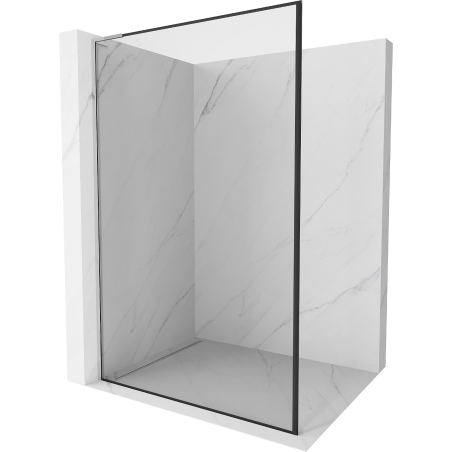 Mexen Kioto L ścianka prysznicowa Walk-in 60 x 200 cm, czarna ramka, chrom - 800-060-103-01-70