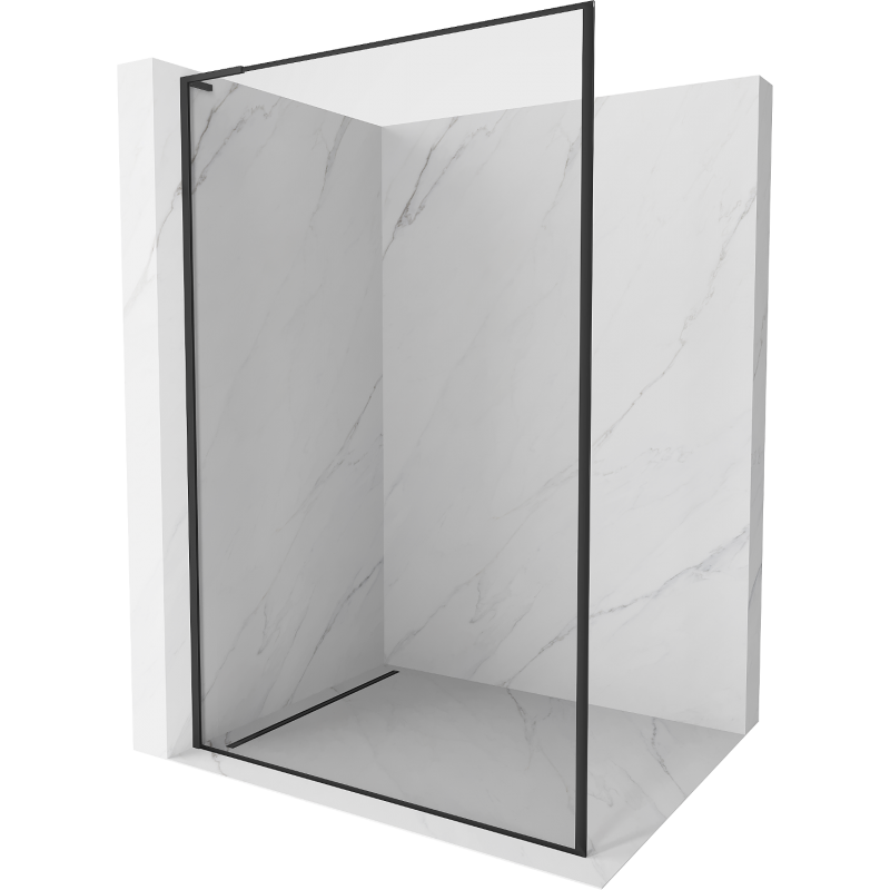Mexen Kioto L ścianka prysznicowa Walk-in 70 x 200 cm, czarna ramka, czarna - 800-070-103-70-70