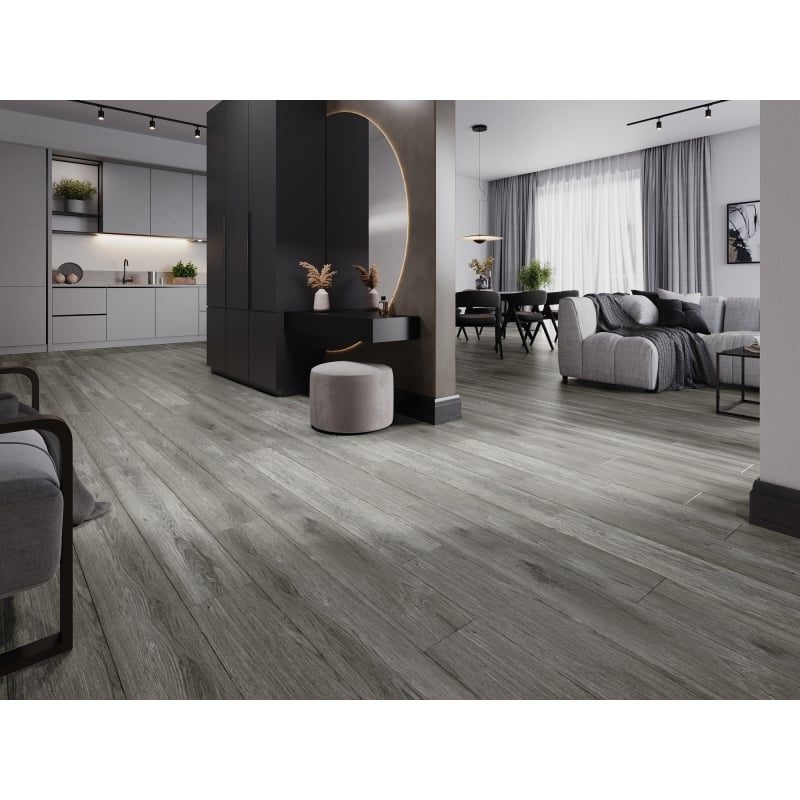 Mexen Claremont panele winylowe 1240 x 182 mm SPC 6,5 mm, podkład IXPE 1,5 mm, 4 V-Fuga, Dąb - F1039-1240-182-505-4V1-01