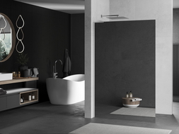 Mexen Kioto L ścianka prysznicowa Walk-in 100 x 200 cm, lustro, chrom - 800-100-103-01-50