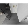 Mexen Kioto L ścianka prysznicowa Walk-in 110 x 200 cm, czarny wzór, złota - 800-110-103-50-78