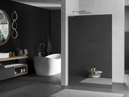 Mexen Kioto L ścianka prysznicowa Walk-in 70 x 200 cm, lustro, nikiel szczotkowany - 800-070-103-97-50